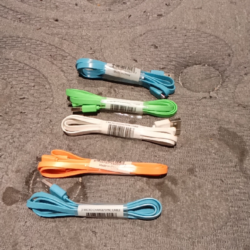 Colorful USB Charging Cables Set